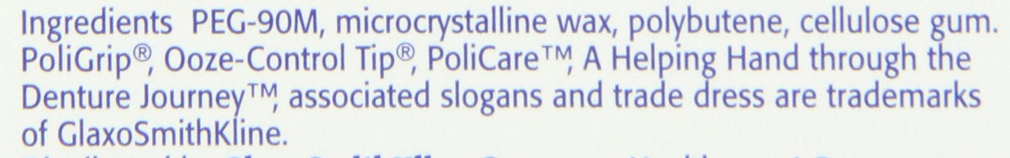 Super Poligrip Comfort Seal Denture Adhesive Strips - 40 Strips