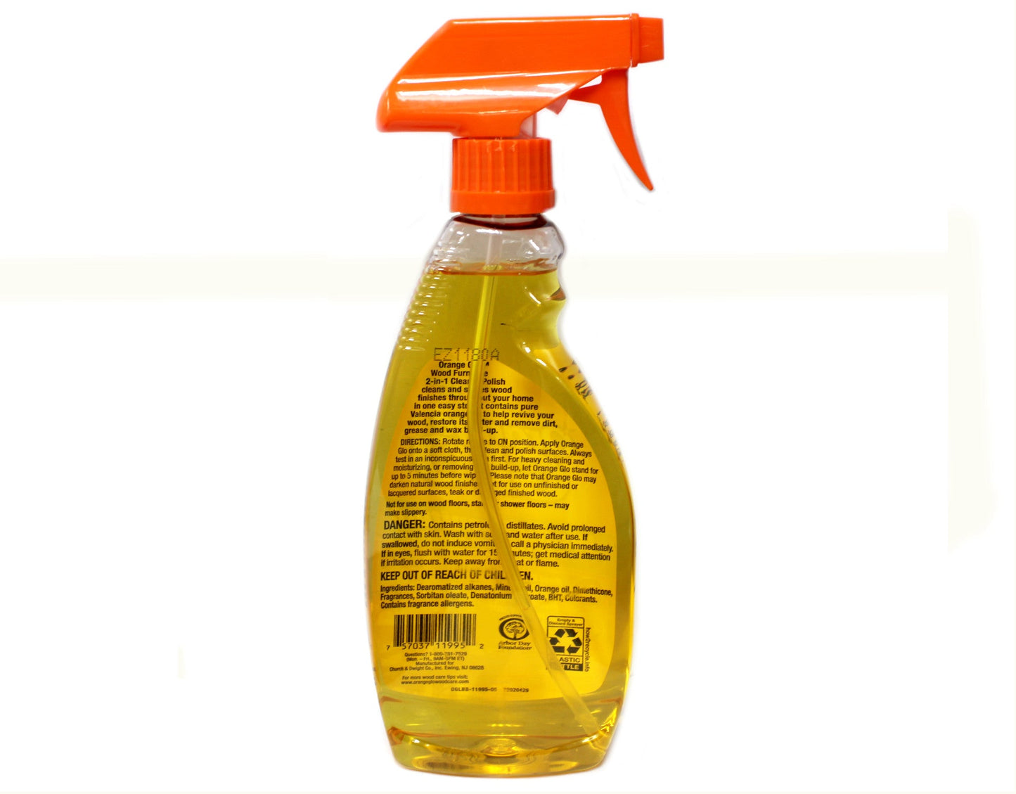 Orange Glo Wood Furniture 2-in-1 Clean & Polish, 16 oz.