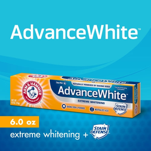 Arm & Hammer Advance White Control Stain Defense Fresh Mint - 6 Ounce