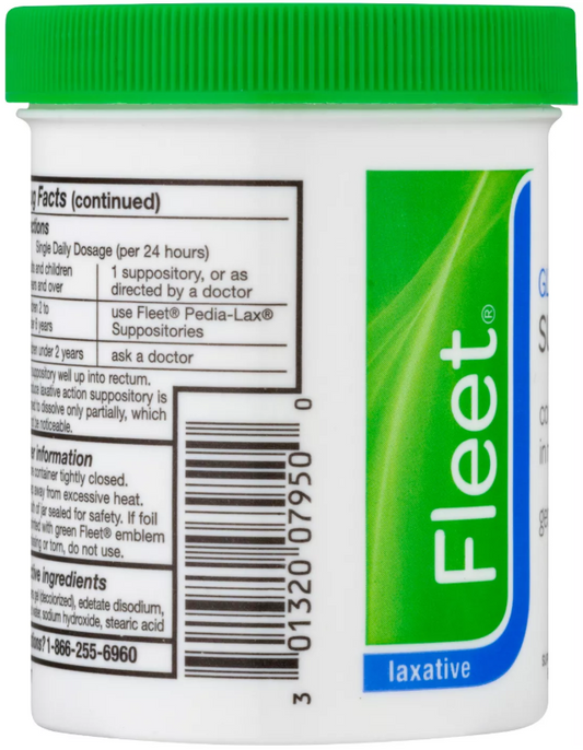 Fleet Glycerin Suppositories Adult 50