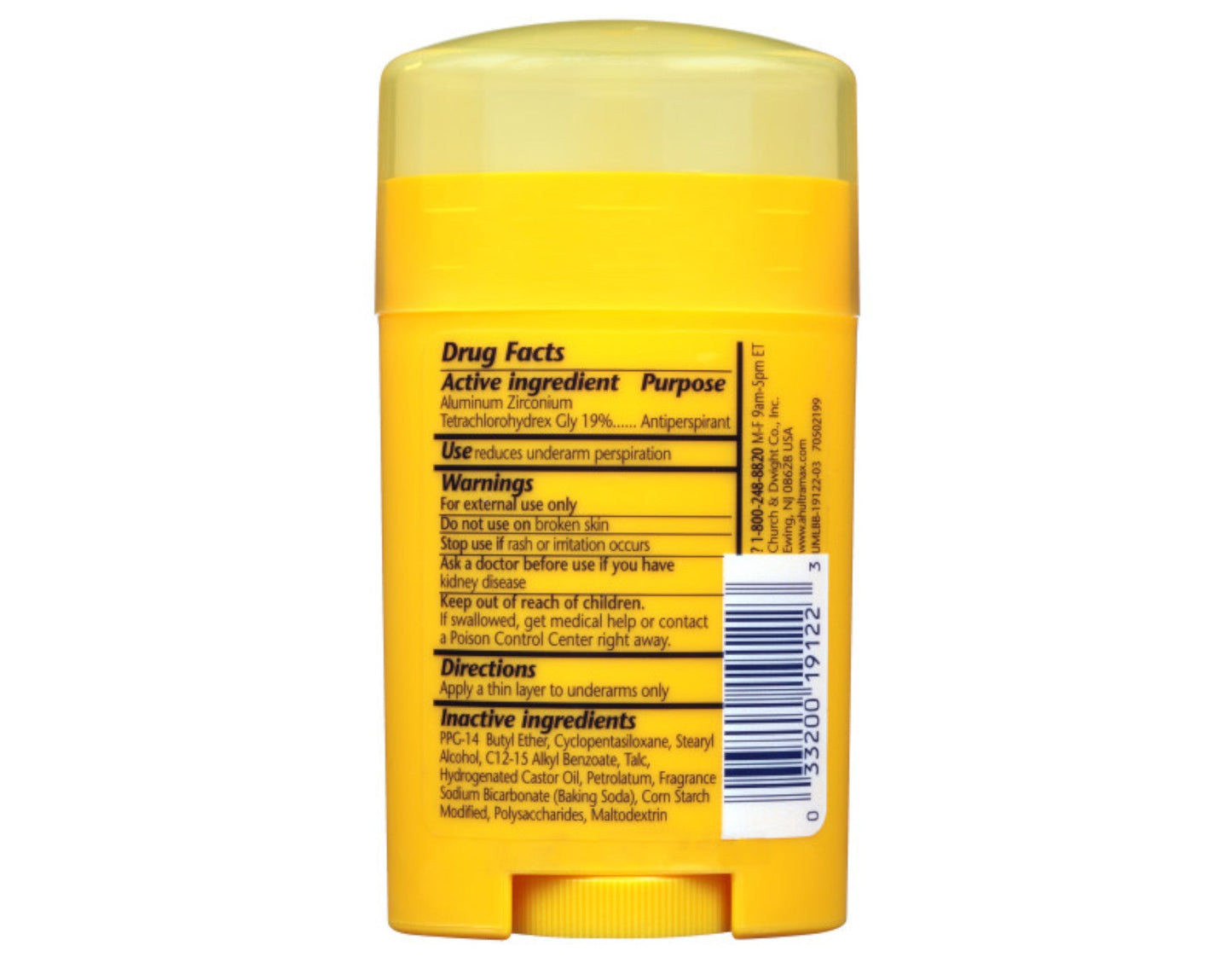 ARM & HAMMER ULTRA MAX Solid Antiperspirant Deodorant, Fresh Scent - 1.0 oz.