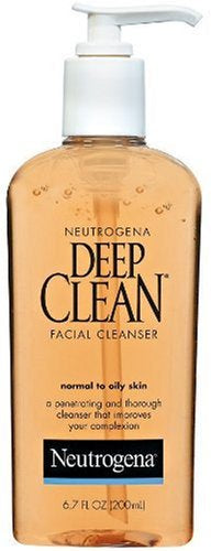Neutrogena Deep Clean Facial Cleanser, For Normal to Oily Skin 6.7 fl oz