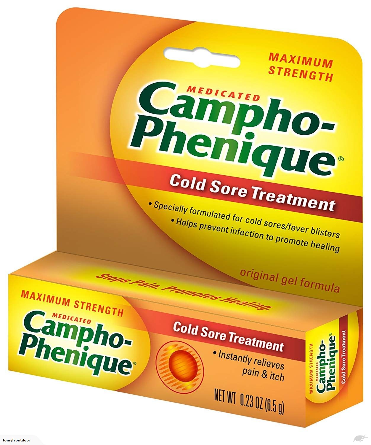 Campho-Phenique Maximum Strength Cold Sore Treatment Gel - 0.23 Ounce