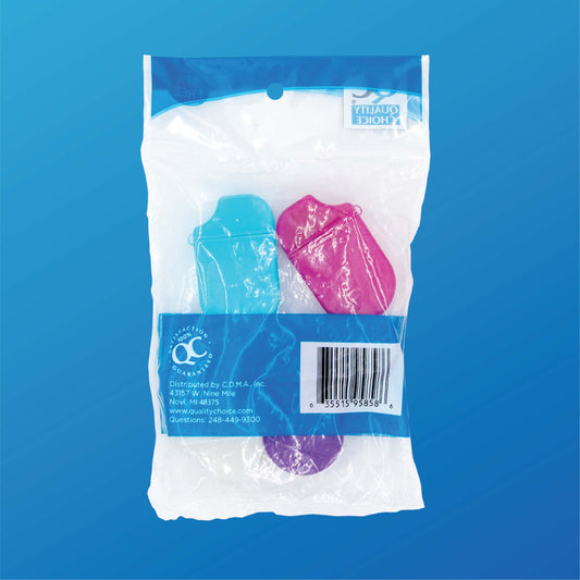 Quality Choice Multi Colored Toothbrush Covers 4 Count