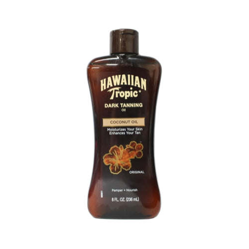 Hawaiian Tropic Dark Tanning Oil, Moisturizing, Nourishing, Original, 8 Ounce