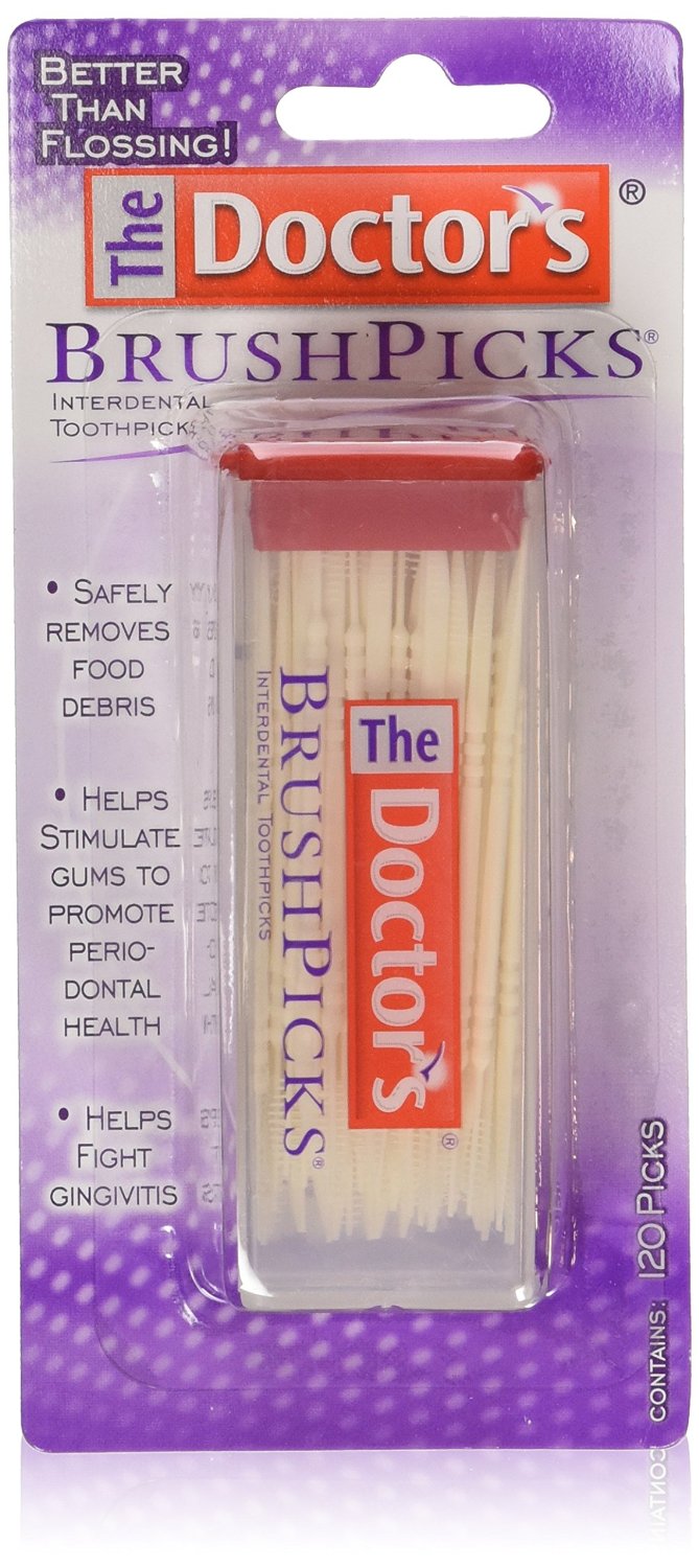 The DoCountor's BrushPicks Interdental Toothpicks - 120 Count