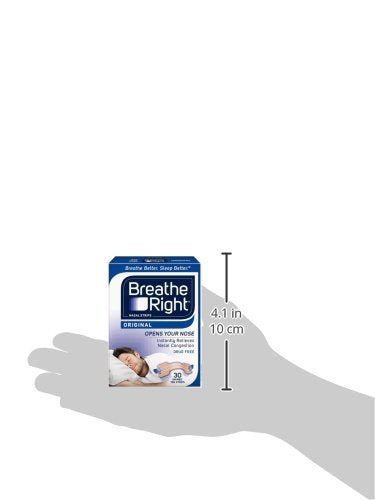 Breathe Right Nasal Strips Original Tan Small/Medium 30 Each