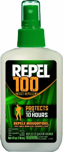 Repel (94108) 100 Insect Repellent 4 Ounce. Pump Spray Single Bottle Each