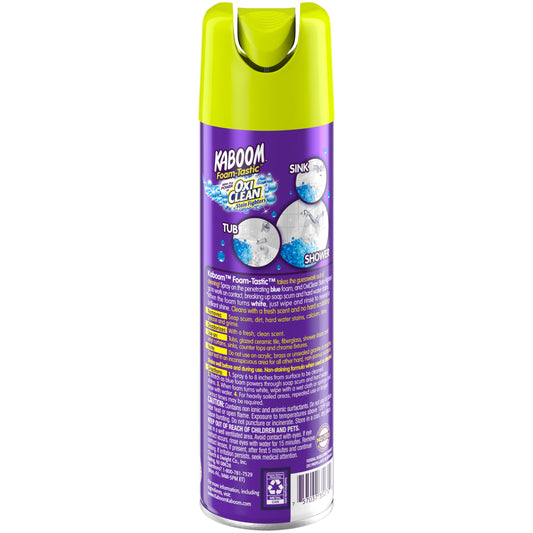 Kaboom Foam-Tastic with OxiClean Fresh Scent Bathroom Cleaner, 19 oz.