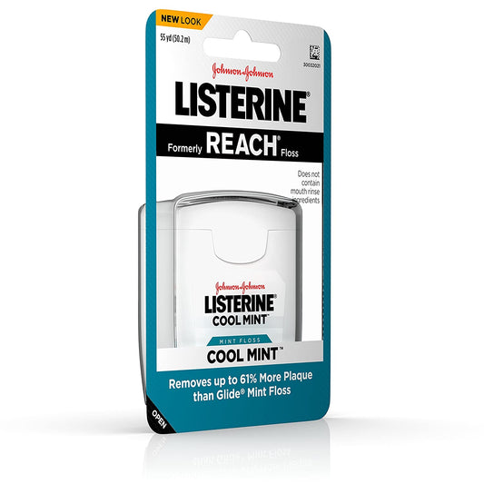Listerine Cool Mint Interdental Floss, 55 Yards