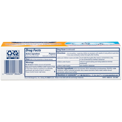 Arm & Hammer Advance White Control Stain Defense Fresh Mint - 6 Ounce