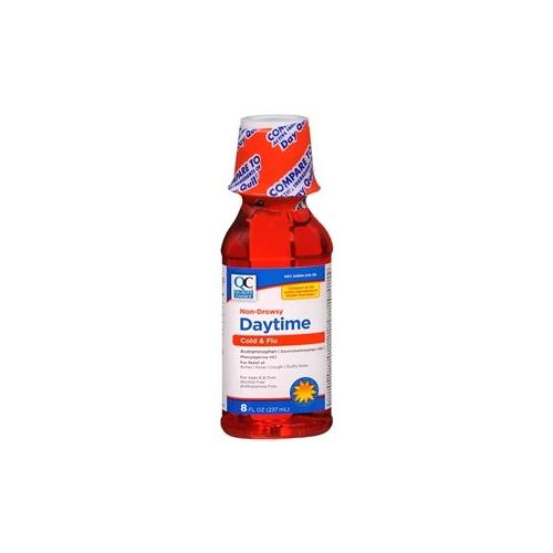 Quality Choice Non-Drowsy Daytime Cold & Flu 8 FL OZ