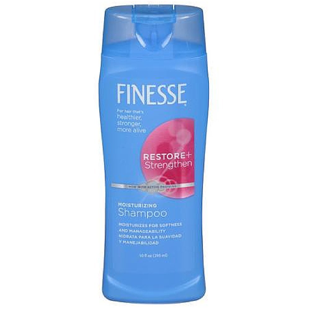 Finesse Restore + Strengthen Moisturizing Shampoo 13 Ounce Each