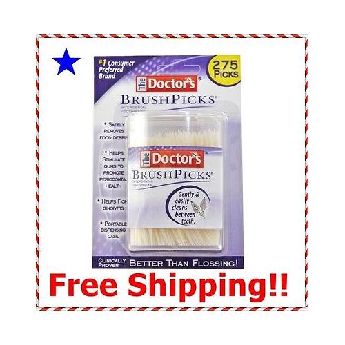 DoCountors Brushpicks Brush Picks Interdental Toothpicks - 275 Count