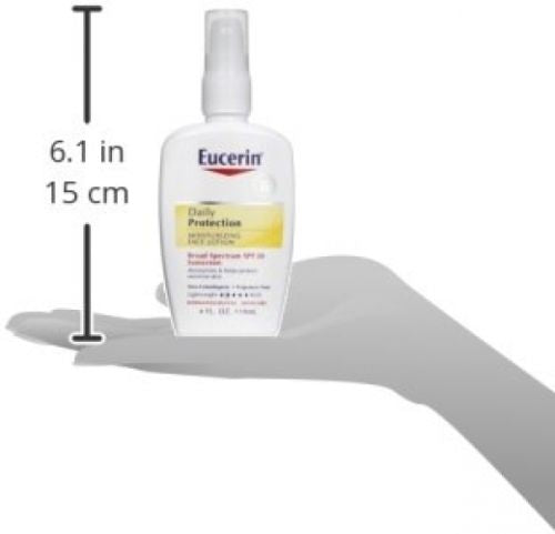 EUCERIN Daily Protection MOISTURIZING FACE LOTION, SPF 30, Sensitive Skin, 4 oz.