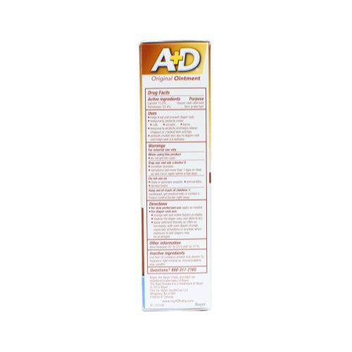 A + D Original Ointment Diaper Rash & Skin Protectant Ointment 4 Ounce tube
