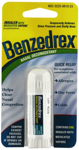 Benzedrex Inhaler Nasal Congestion Relief sinus cold Allergies 1