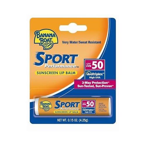 Banana Boat Sport Performance Sunscreen Lip Balm SPF 50--0.15 Ounce