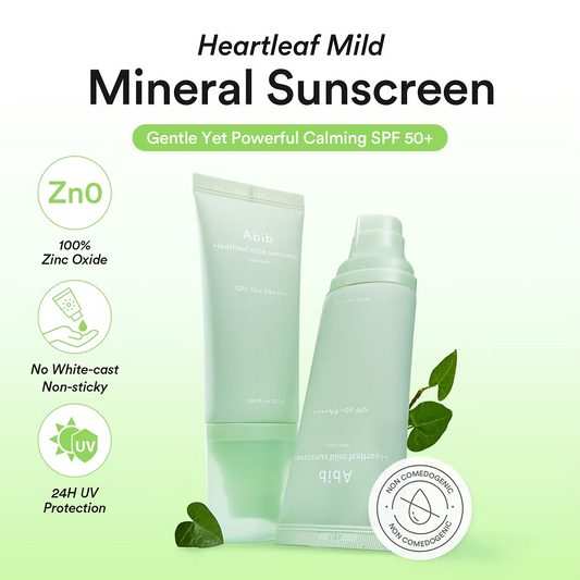 Heartleaf Mild Sunscreen Relief Tube