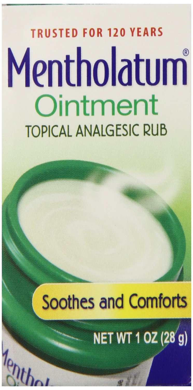 Mentholatum Oinment Topical Analgesic Aromatic Vapors 1 Ounce