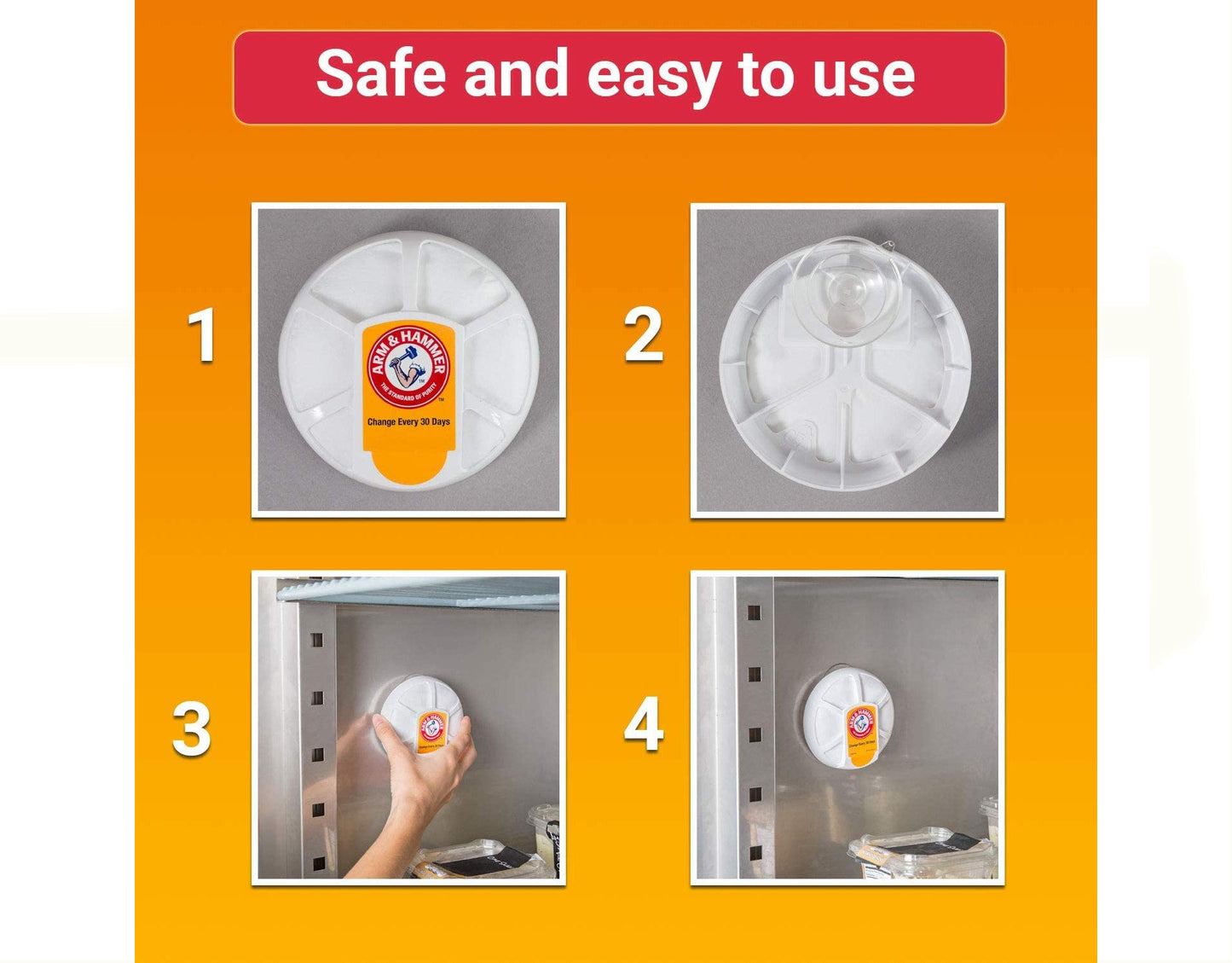 Arm and Hammer Fridge Fresh Baking Soda Disc