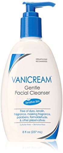 Vanicream Liquid Basic Cleansing Gentle Facial Cleanser 8  Ounce