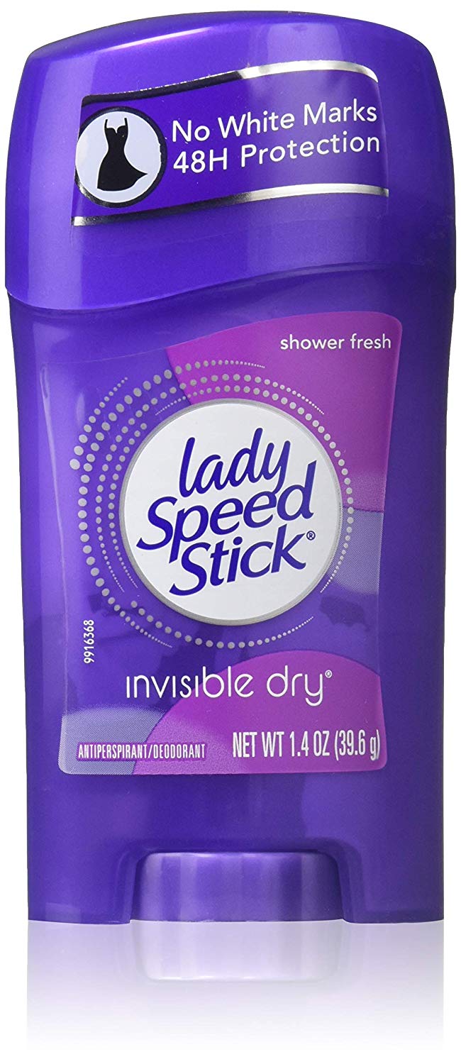 Lady Speed Stick Invisible Dry Deodorant Shower Fresh 1.4 Ounce