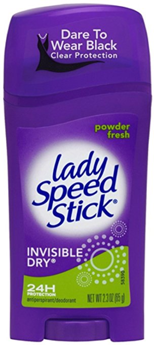 Lady Speed Stick Antiperspirant Invisible Powder Fresh 2.3 Ounce Each