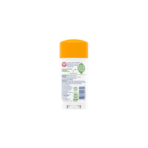 Arm & Hammer Essentials Orange Citrus Solid Natural Deodorant, 2.5 oz