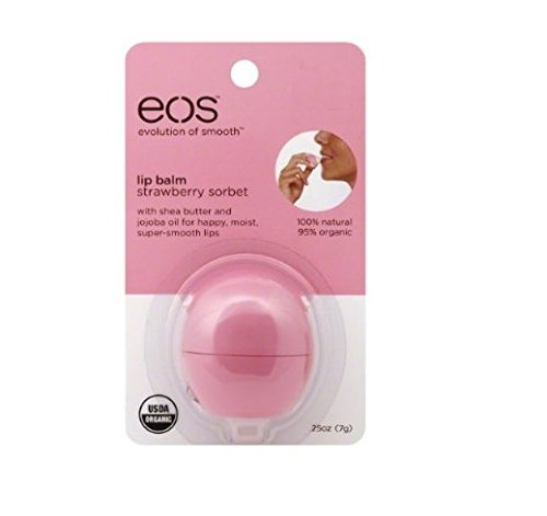 EOS Evolution of Smooth Strawberry Sorbet Lip Balm 0.25 Ounce