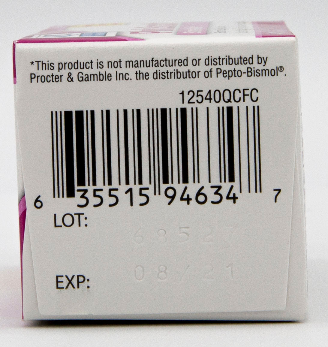 Quality Choice Pink Bismuth Stomach Relief 40 Caplets