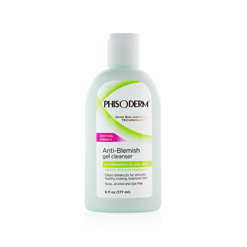 Phisoderm Anti-Blemish Gel Cleanser Soothing Formula 6 Ounce