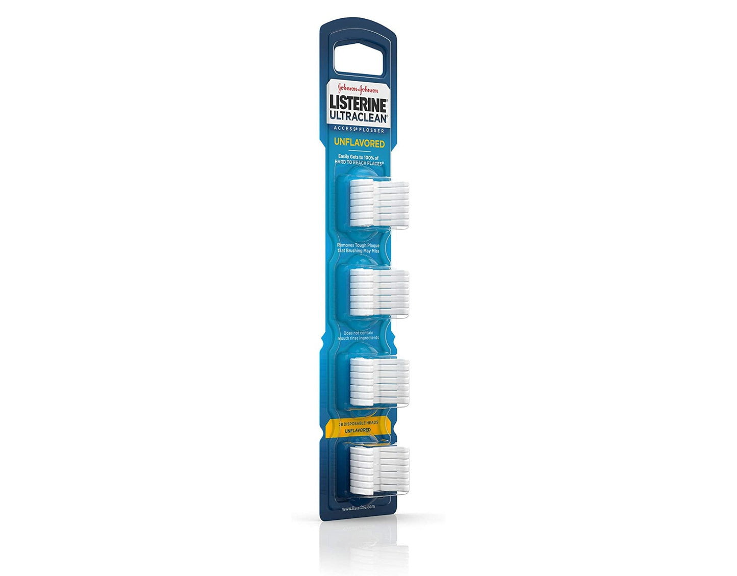 Listerine Ultraclean Access Flosser Refill, Unflavored, 28 Count