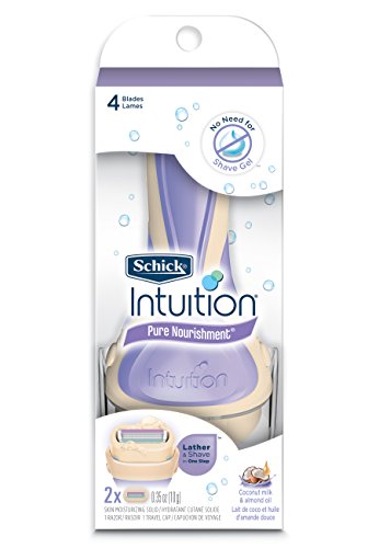 Schick Intuition Pure Nourishment Razor 2 Moisturizing Razor 1 Count Each