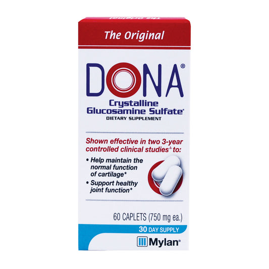 Dona Crystalline Glucosamine Sulfate 750 Mg, 60 Count
