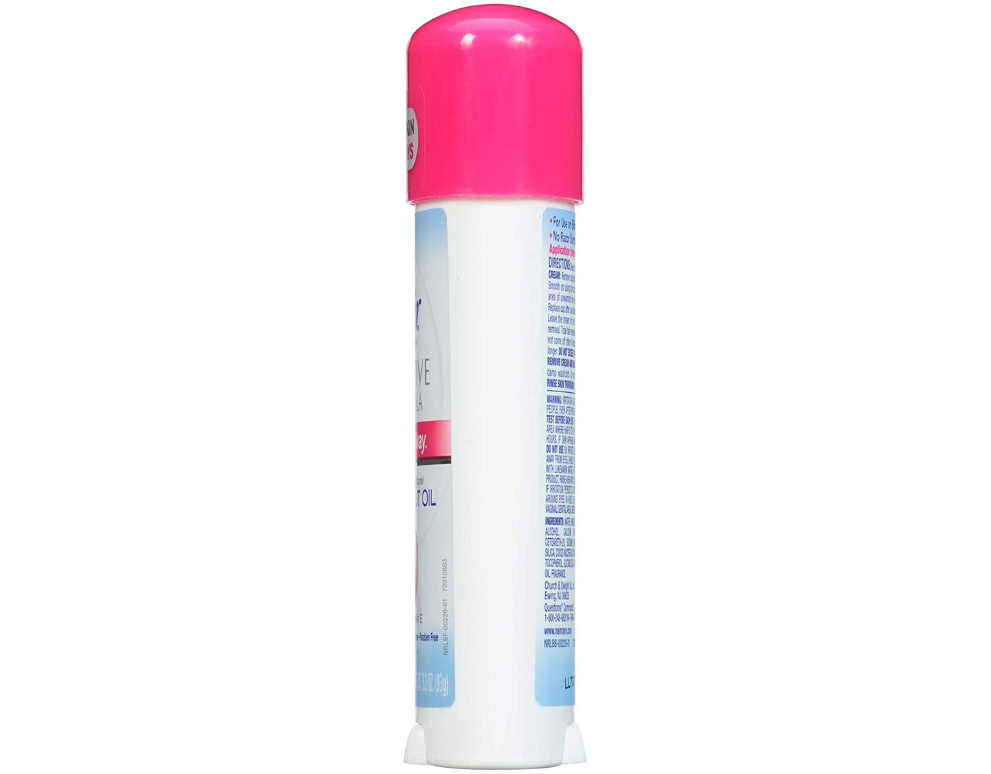 Nair Hair Remover Sensitive Formula Glides Away Applicator Coconut Oil 3.3oz