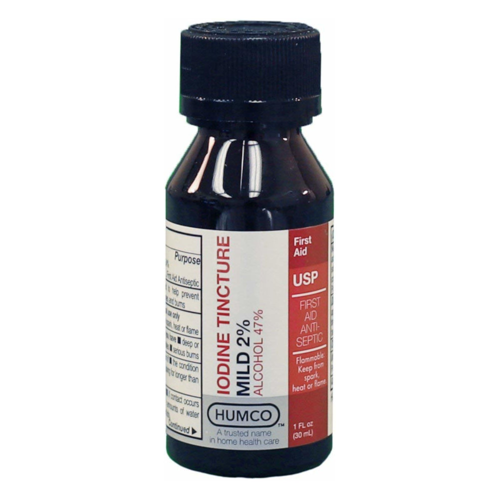 Humco Iodine Tincture Mild 2% USP 1 Ounce Each