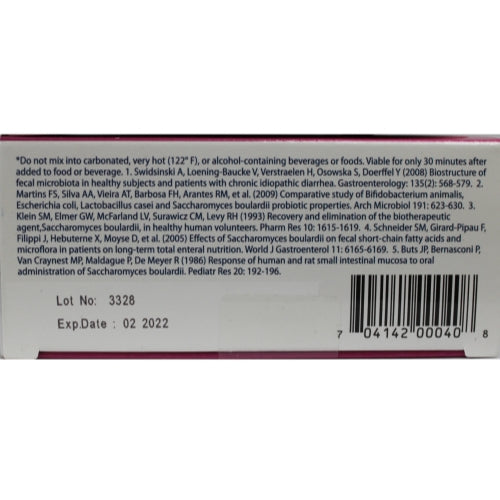 Biocodex Florastor Kids Probiotic Dietary Supplement Packets 20 Count Each