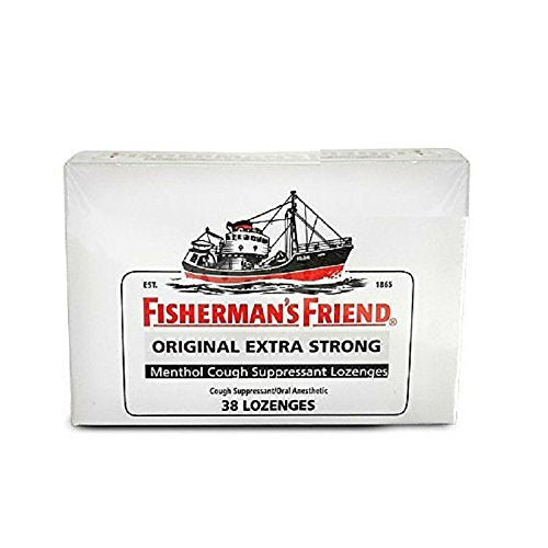 Fisherman's Friend Original Extra Strong Menthol Cough Suppressant 38 Lozenges