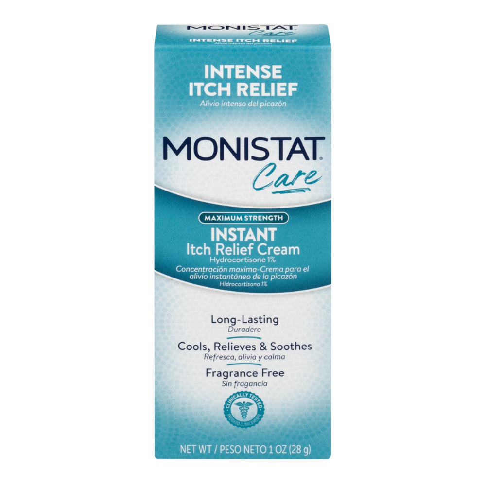 Monistat Care Maximum Strength Instant Itch Relief Cream 1 Ounce