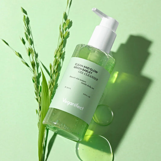 Clean and Glow Green Barley Gel Cleanser