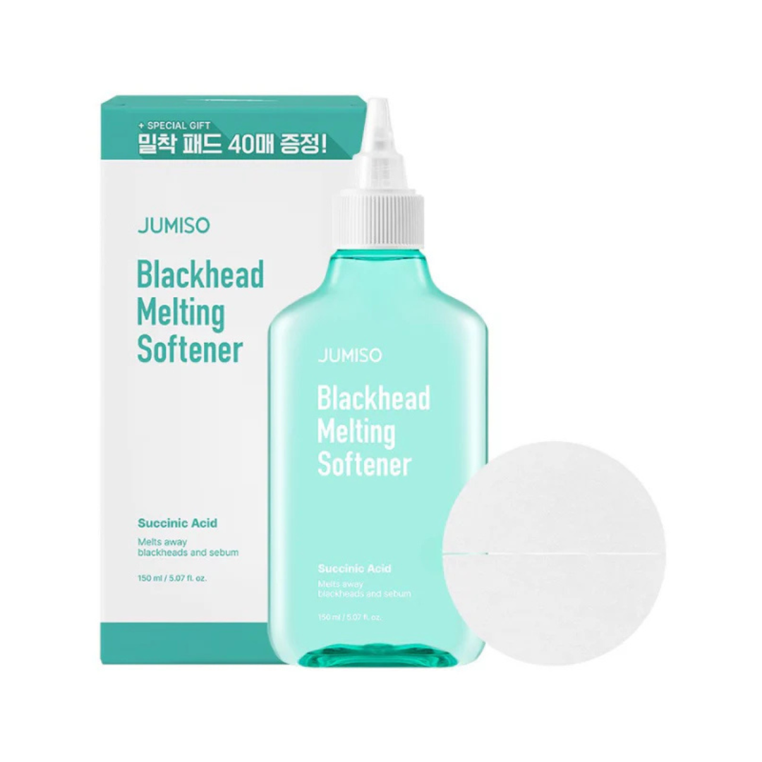 Blackhead Melting Softener & Cotton Pad Set