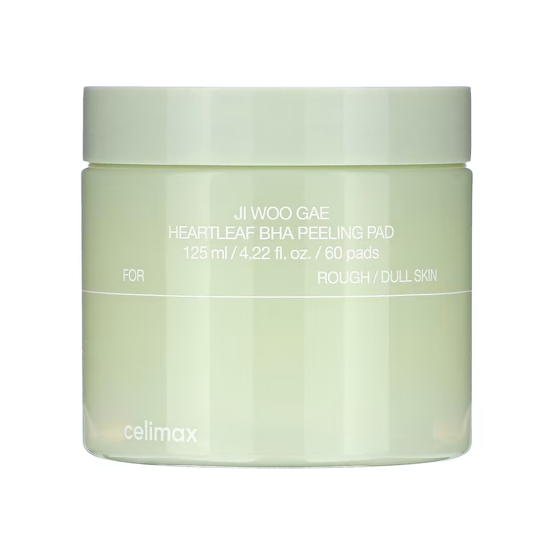 JIWOOGAE Heartleaf BHA Peeling Pad