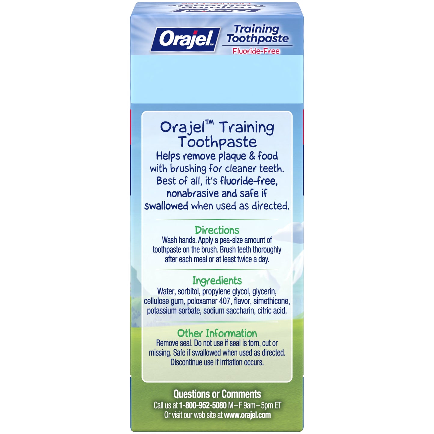Orajel Toddler Training Toothpaste Paw Patrol Tooty Fruity Flavor 1.50 Ounce Each