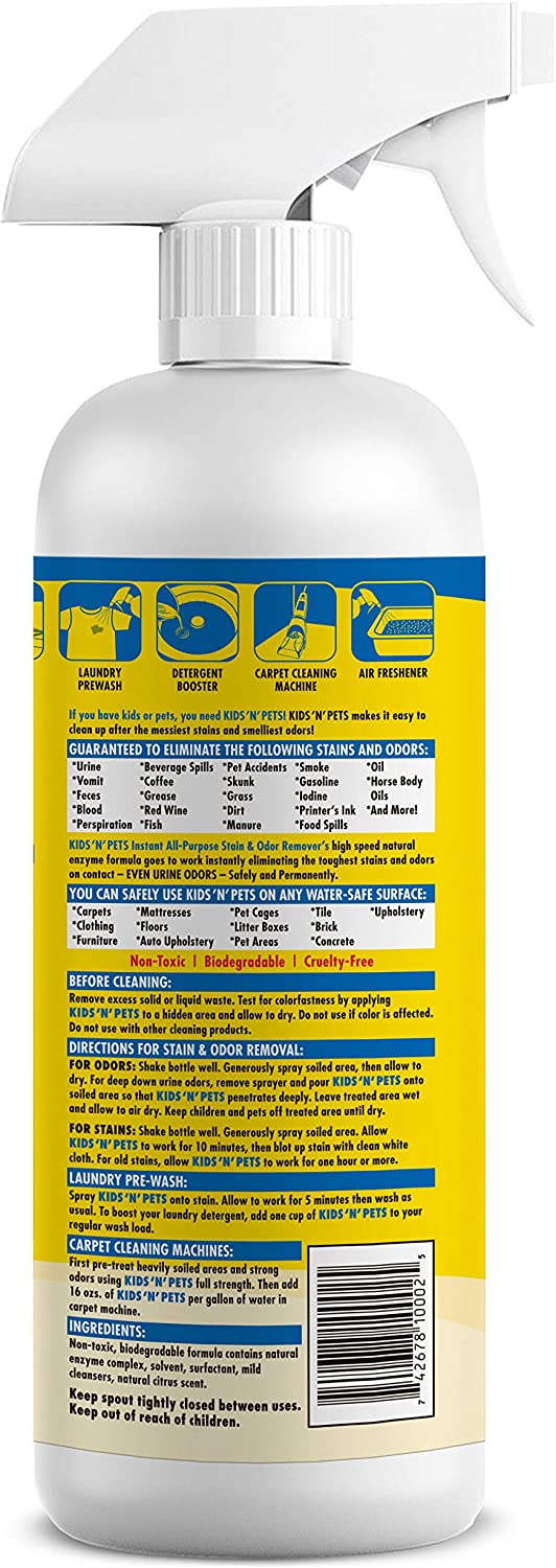 KIDS 'N' PETS Instant All-Purpose Stain and Odor Remover 27.05 Ounce