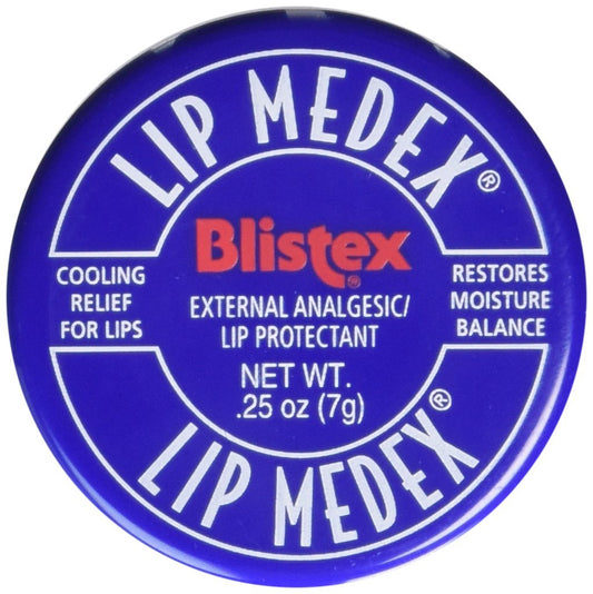 Blistex Lip Medex Cooling Relief for Sore Lips & Restores Moisture 0.25  Ounce Each