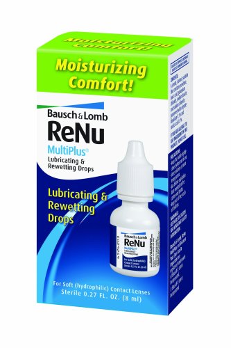 Bausch & Lomb ReNu MultiPlus Lubricating and Rewetting Drops 0.27 Ounce