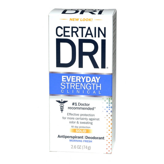 Certain DRI Everyday Underarm Refresher Deodorant Stick Shower Fresh 2.6 Ounce