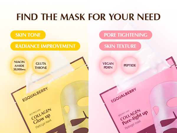 Collagen Glow up Hydrogel Mask Set