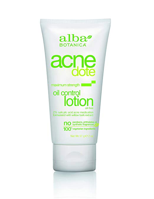 Alba Botanica Acnedote Oil Control Lotion 2 Ounce Each